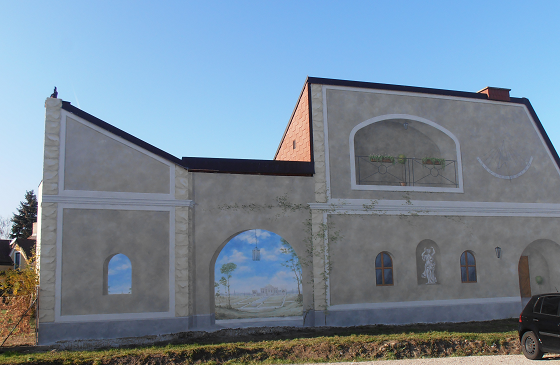 Bilder einer grossen Illusionsmalerei